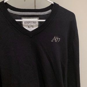 Aeropostale 1987 Black Cotton Sweater | XL | New